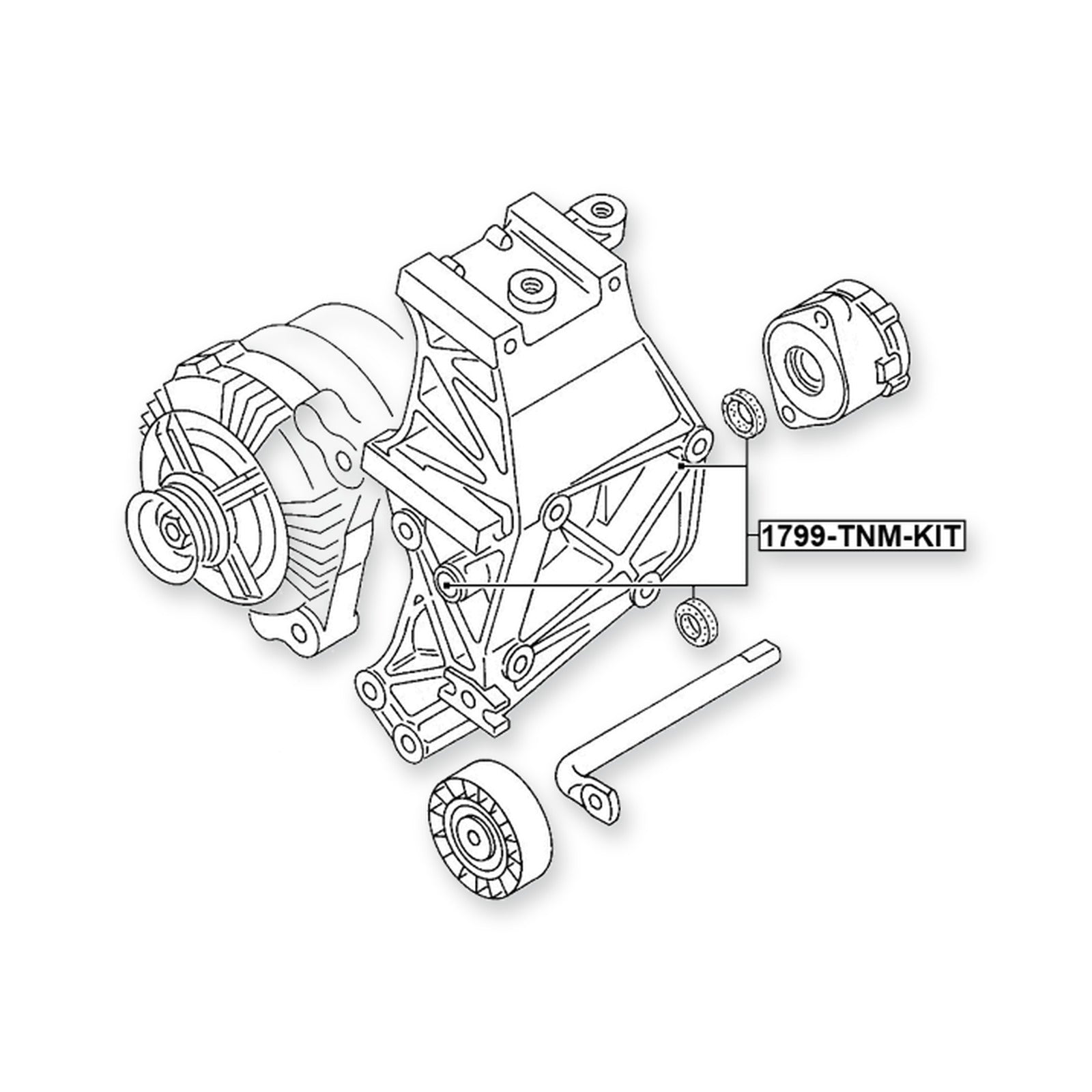 Volkswagen Caddy Belt Tensioner Repair Kit & More