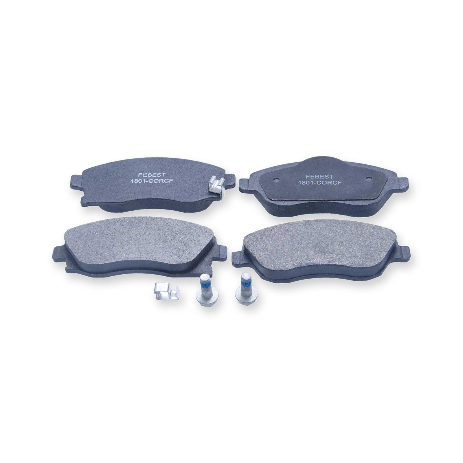 Opel Front Pad Kit, Disc Brake - (Including Bolts, With Anti Squeal Shim)
