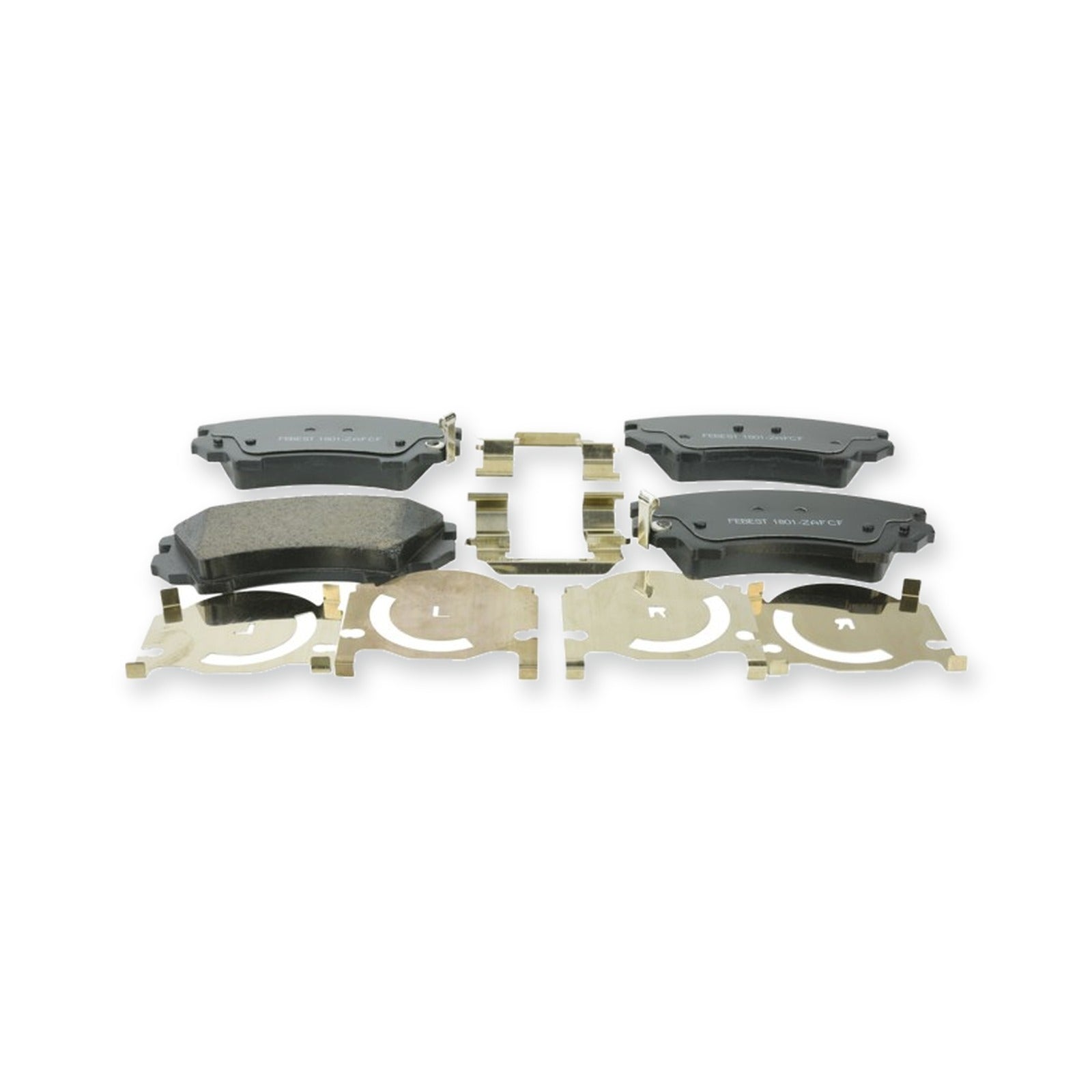 Chevrolet Front Pad Kit, Disc Brake - (With Anti Squeal Shim, With Brackets)