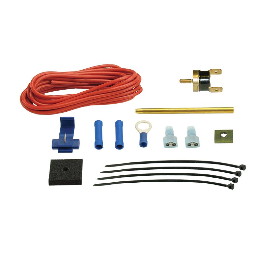 Derale Push In Fan Switch kit 180 Degree 15Amp Max Capacity