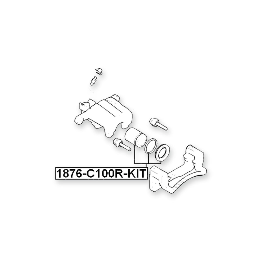 Holden Captiva Rear Repair Kit, Caliper Piston D40.5 & More