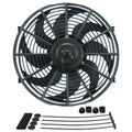Derale Dyno-Cool 14" Curved Blade Electric Puller (Reversible) Fan 1230cfm