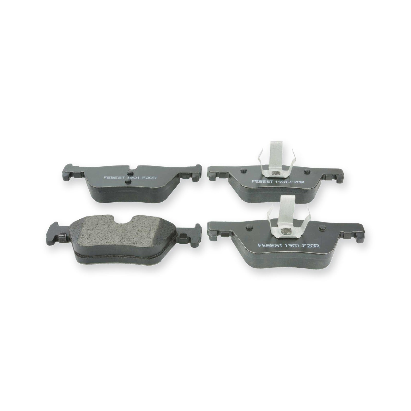 BMW 1 F20 Rear Pad Kit, Disc Brake (With Anti-Rattle Spring)