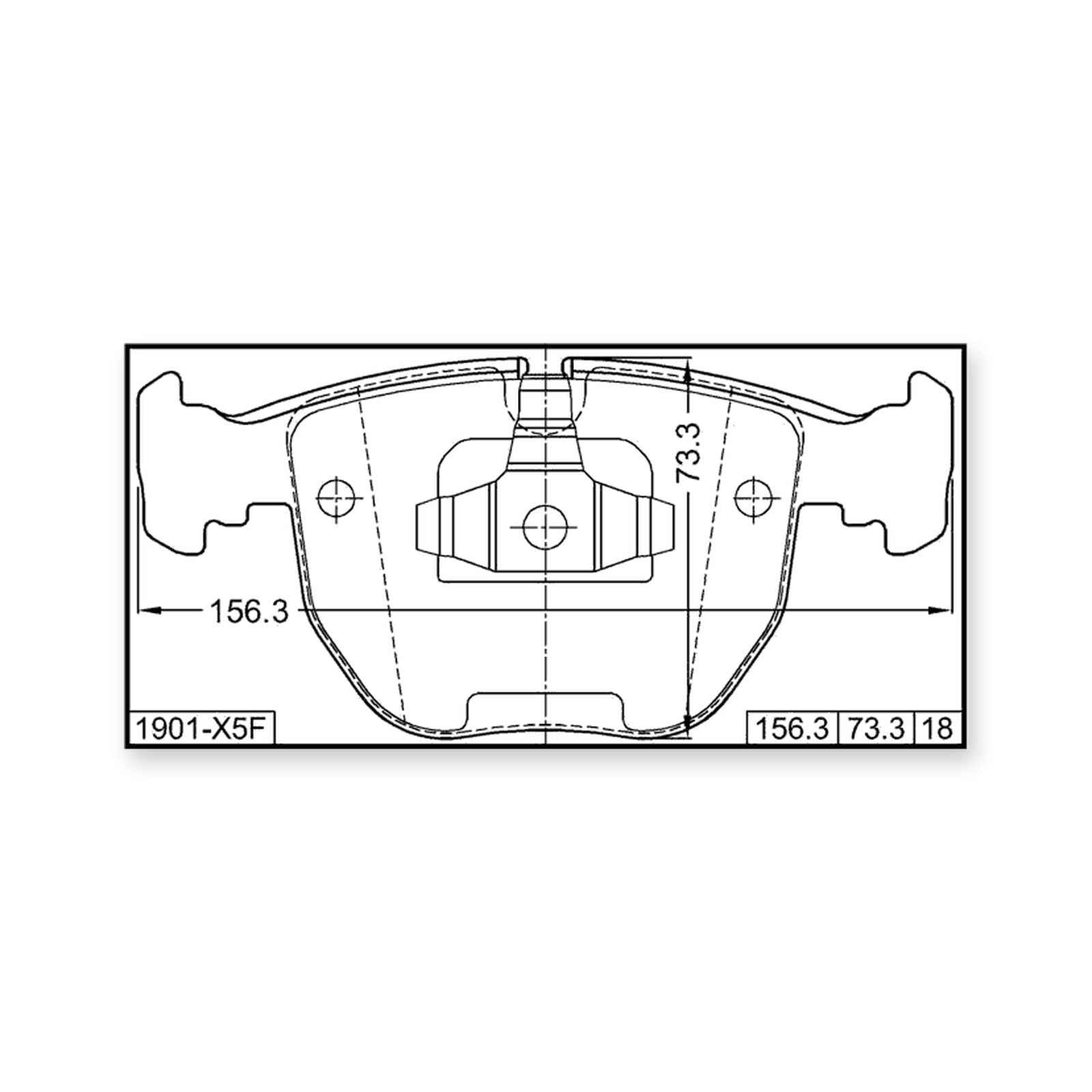 BMW 5 E39 Front Pad Kit, Disc Brake (With Anti Squeal Shim, With Brackets)
