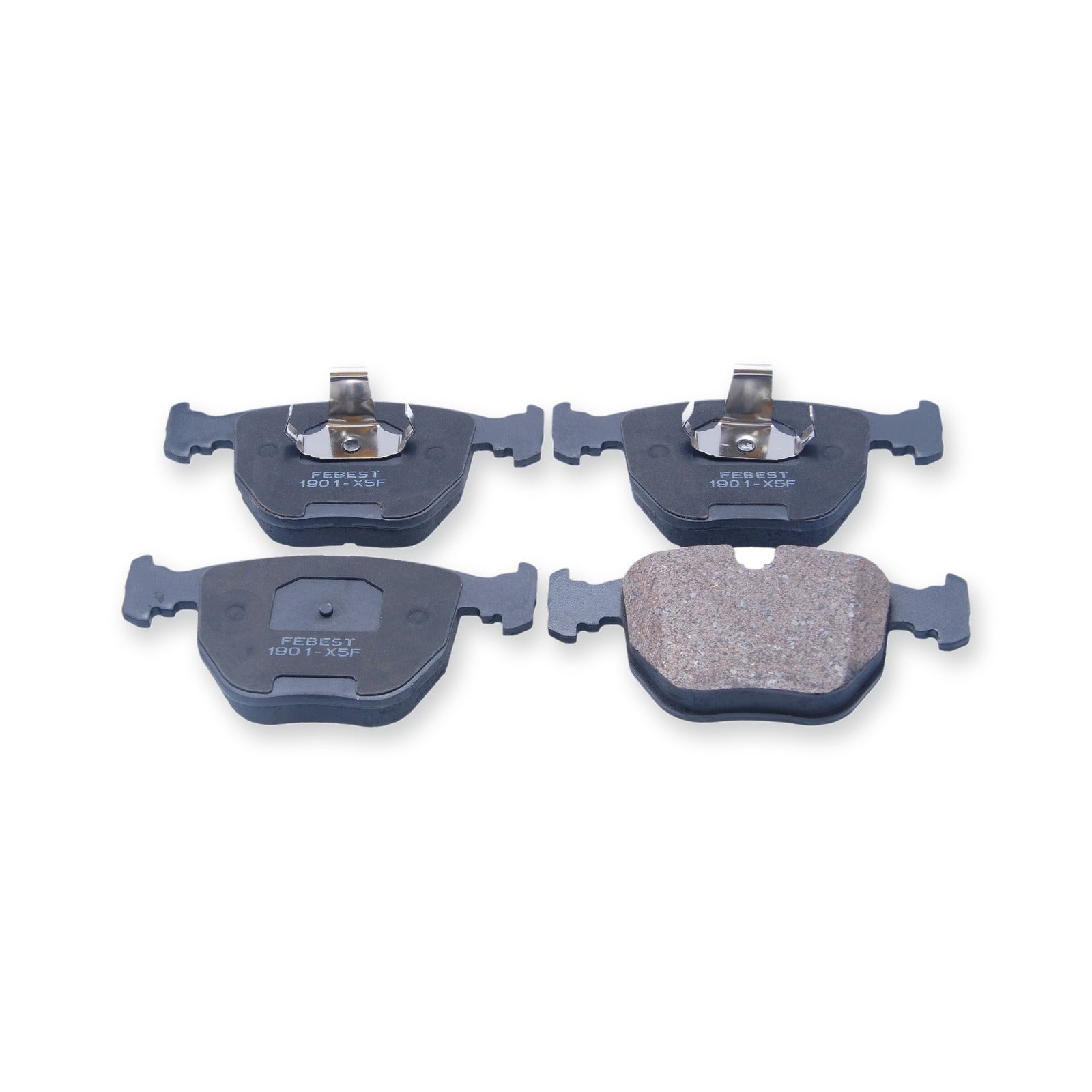 BMW 5 E39 Front Pad Kit, Disc Brake (With Anti Squeal Shim, With Brackets)