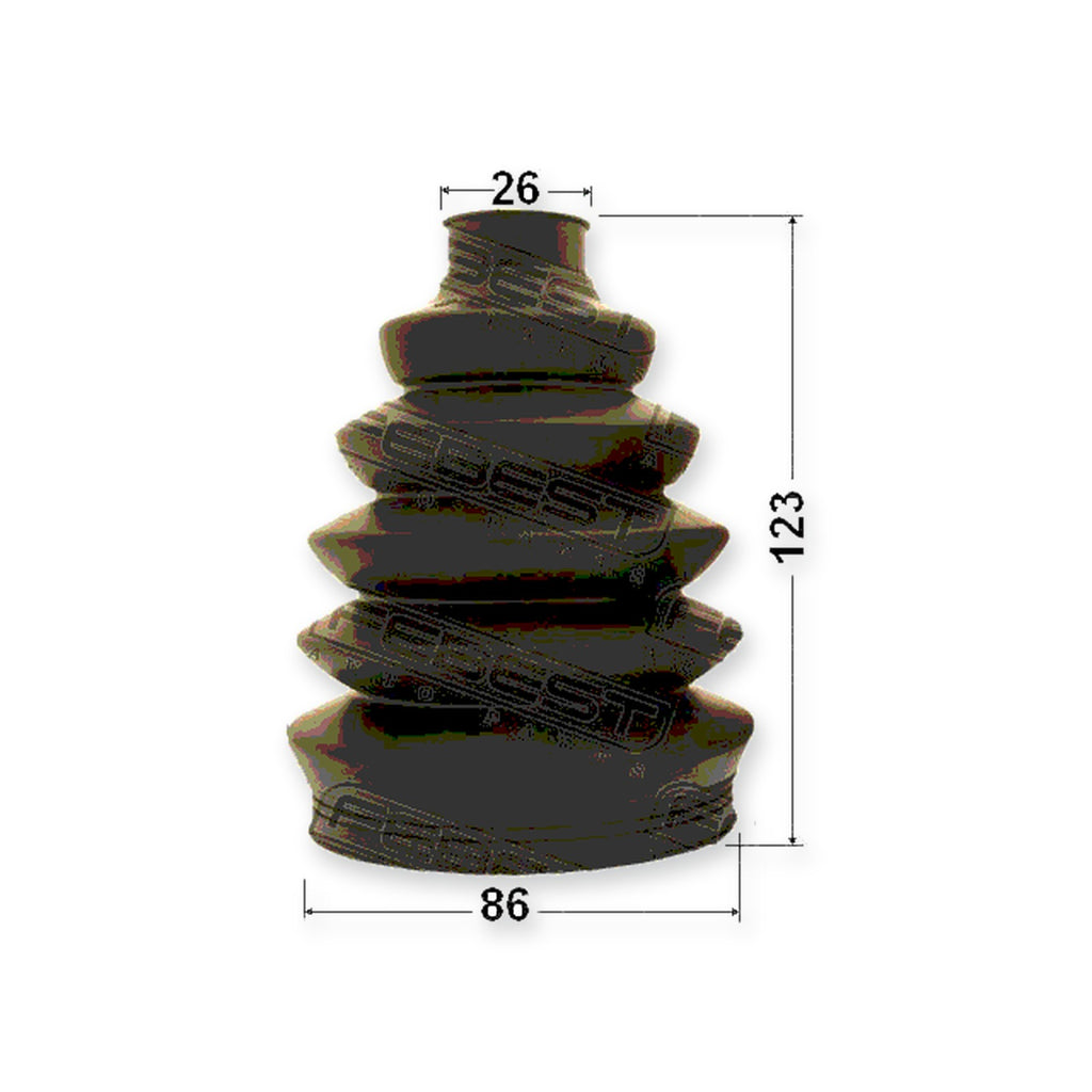 Ford Mondeo Outer Boot CV Joint Kit Pvc 86X123X26 & More