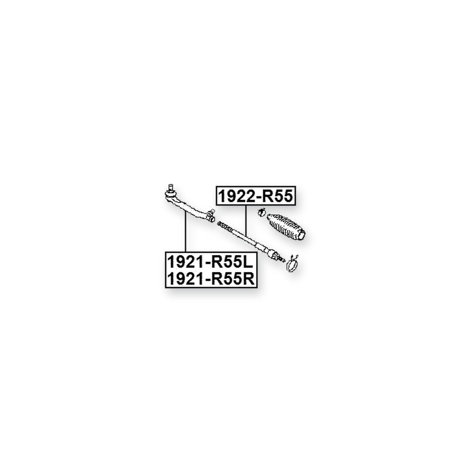 Mini Cabrio R57 Front Left Steering Tie Rod End