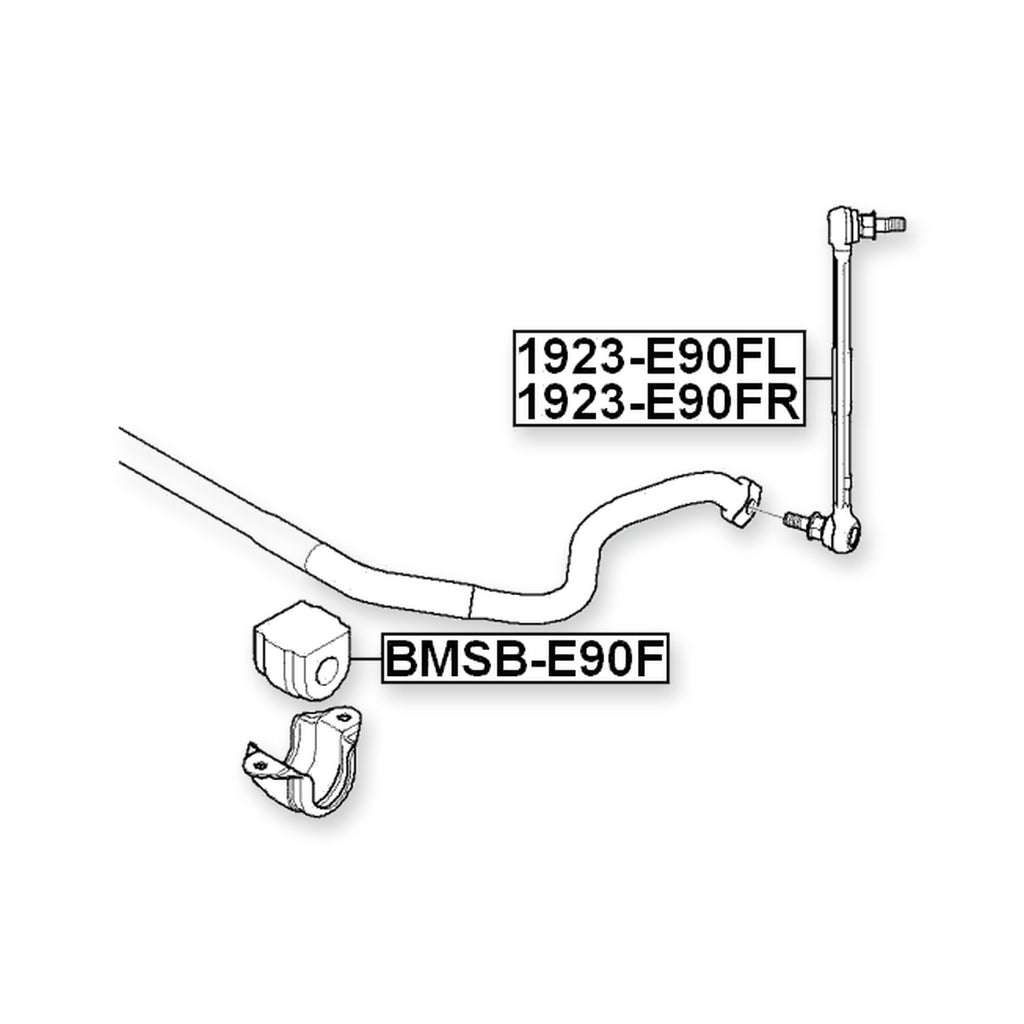 BMW 1 E81 Front Left Sway Bar Link