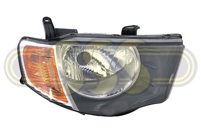 Mitsubishi Triton Head Lamp Right Hand DEPO W/Flare, Amb Cap, 2Pcs (03/06-09/09)