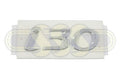 Genuine Hyundai I30 Badge/Logo *I30* On TailGate (12/14-03/17)
