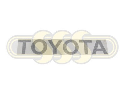 Genuine Toyota Hilux 1988-On Badge/Logo Black *Toyota* On Tail Gate (08/22-On)