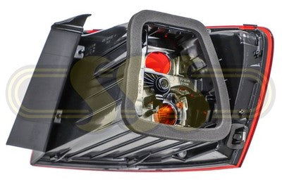 Volkswagen Jetta Tail Lamp Left Hand Clear Red No LED (07/14-12/17)