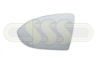 Genuine Volkswagen Golf Door Mirror Glass Left Hand Convex Glass (11/16-06/20)