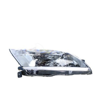 Genuine Honda Accord 7th Gen Head Lamp RH Halogen Manual Adjust (08/03-06/06)