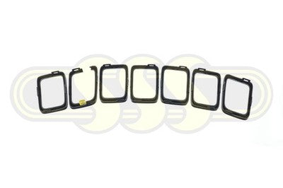 Jeep Compass Grille Ring Black Black Trailhawk, 7Pcs (01/17-10/20)