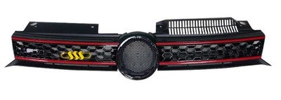 Genuine Volkswagen Golf Grille Red/Black GTI (12/09-10/13)