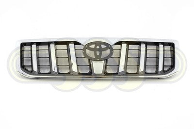 Genuine Toyota Landcruiser Prado Grille Chrome/Grey Chrome/Grey (10/02-08/09)