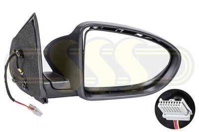 Genuine Nissan / Datsun Dualis Door Mirror Body Left Hand Convex (01/10-2014)