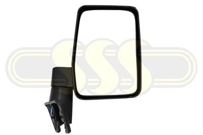 Toyota Landcruiser Door Mirror Right Hand Black Manual (01/88-05/90)