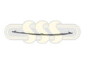 Genuine Toyota Corolla 94-On Bar Mould Rear Chrome Chrome Centre (07/12-03/15)