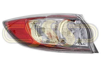 Mazda Mazda3 Tail Lamp Left Hand Hatch Back With LED (07/11-11/13)