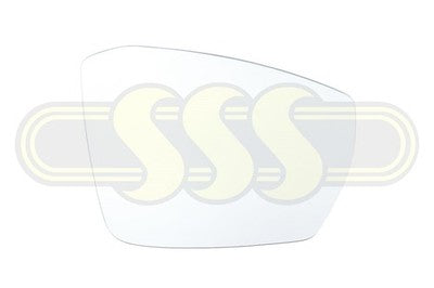 Genuine Volkswagen T Cross Door Mirror Glass Right Hand Aspherical (01/20-12/23)