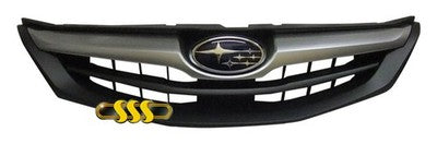 Subaru Impreza Grille Black/Silver Black/Silver Bar Type 7/09 (04/08-10/11)
