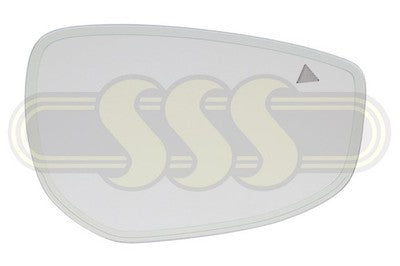 Genuine Mazda Mazda3 Door Mirror Glass Right Hand No Heater With Auto (01/19-On)
