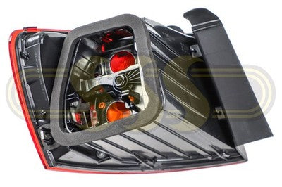 Volkswagen Jetta Tail Lamp Right Hand Tinted Red No LED (07/14-12/17)