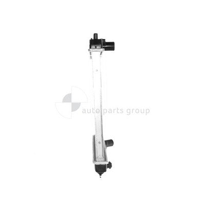 Ford Laser Radiator Plastic Aluminium 350 x 438 x 26 mm 35 / 35 mm (10/85-11/89)