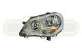 Volkswagen Polo Head Lamp Left Hand Chrome Reflecto Standard Type (07/05-02/10)