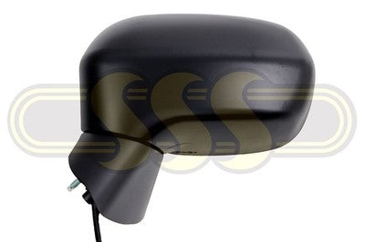 Honda Civic Door Mirror Left Hand Black Black Electric Convex (12/08-04/12)