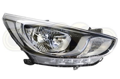 Hyundai Accent Head Lamp Right Hand No LED (03/11-09/14)
