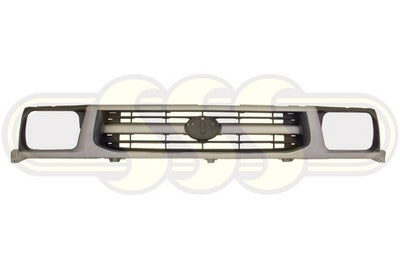 Toyota Hilux 1988-On Grille Black/Grey (10/97-09/01)