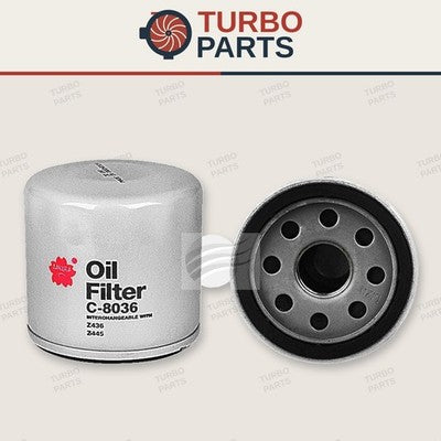 SAKURA Oil Filter Fits Z436 Z445 WZ445 WZ436 WZ445NM C-1830 C1831