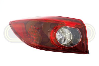Mazda Mazda3 Tail Lamp Left Hand DEPO Sedan With LED (09/13-07/16)