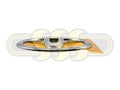 Genuine Toyota Landcruiser Badge/Logo *T* Logo On Grille (08/16-10/23)