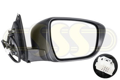 Nissan / Datsun Qashqai Door Mirror Right Hand Assembly With Auto (01/14-08/17)