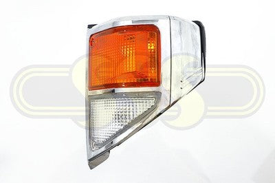 Toyota Landcruiser Corner Lamp Left Hand Chrome Assembly (10/99-01/07)