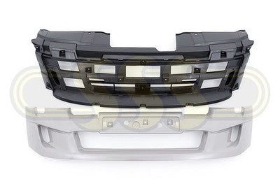 Isuzu Dmax Grille Black Assembly Black Come With Inner Grille (2012-2016)