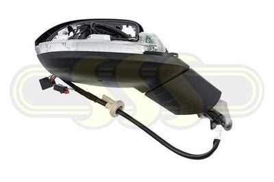 Genuine Volkswagen Golf Door Mirror Body Right Hand Black Black FOR (01/21-On)