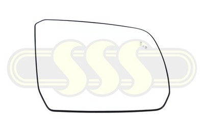 Genuine Volkswagen Amarok Ute Door Mirror Glass RH With Heater (01/23-On)