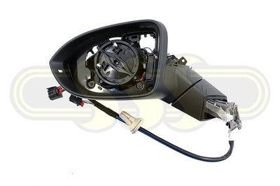 Genuine Volkswagen Golf Door Mirror Body Left Hand Black Black FOR (01/21-On)