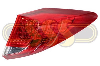 Honda Civic Tail Lamp Right Hand Clear Red Clear Red Last 8 Vin: (2012-2015)