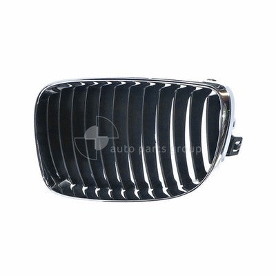 BMW 1 Series E82/E82 LCI/E88 Grille LH Chrome/Black Without Mould (05/08-12/13)