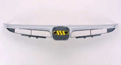 Honda Civic Grille Black/Chrome Assembly (01/06-12/08)