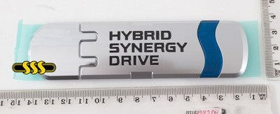 Genuine Toyota Prius 5Dr Hatch Badge/Logo *Hybrid Synergy* On Tail (12/11-11/15)