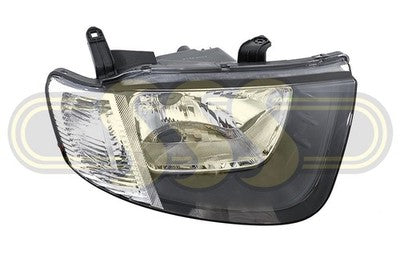 Mitsubishi Triton Head Lamp Right Hand No Flare 1PC Grille No (03/06-09/09)