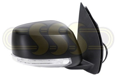 Nissan / Datsun Navara Ute Door Mirror Right Hand Black Black With (01/10-07/15)