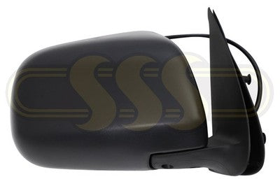 Toyota Hilux 1988-On Door Mirror Right Hand Black Black -6/10 (08/08-04/12)